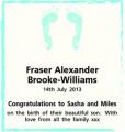 Fraser Alexander Brooke-Williams