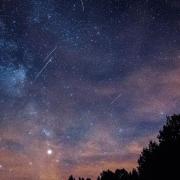 The Perseid meteor shower occurs every year in mid-August.