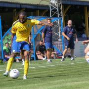 Devante Stanley scored his first goal for St Albans City on the same ground where one year earlier he broke his leg in two places.