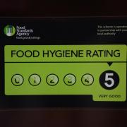 New food hygiene ratings have been awarded to 10 of St Albans district's establishments.