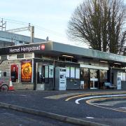 A man has died on railway tracks in the Hemel Hempstead area, British Transport Police said