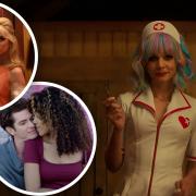 Anya Taylor-Joy as Sandie in Edgar Wright’s Last Night in Soho, Andrew Garfield and Alexandra Shipp in tick, tick...BOOM! and Carey Mulligan in Promising Young Woman.