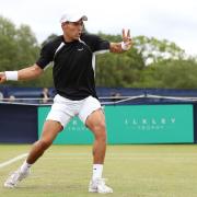 Charles Broom of St Albans is through to the second round of qualifying for Wimbledon 2023. Picture: LEWIS STOREY/GETTY IMAGES FOR LTA