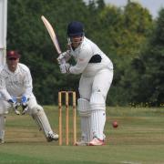 Ed Hales thumped 114 as Redbourn started their National Village Cup campaign with a win.