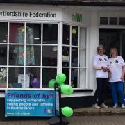 The pop-up charity shop in Wheathampstead was raising money for Herts Young Homeless.