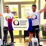Luton resident Jordan Williams and Isaac Kenyon of St Albans are taking part in a world record attempt at Anytime Fitness in Welwyn Garden City.