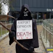 The gathering took place in Harpenden, where ‘Death’ himself could be seen greeting those arriving to take part.
