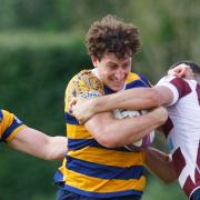 Dom Boost scored one of the St Albans tries against Tabard.
