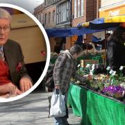 Lib Dem councillor Robert Donald (inset) has told St Albans Charter Market traders that management of the market could be handed to a private contractor