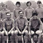 Nigel Strofton (front and centre) with the St Albans Hockey Club squad of 1975.