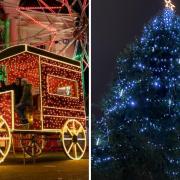 The Christmas lights displays in St Albans and Stevenage
