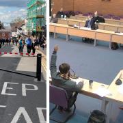 St Albans district councillors have voted to send a series of proposals to County Hall about city centre road closures