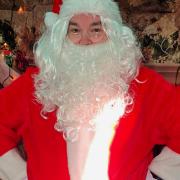 Santa Claus himself at Fleetville's Christmas fair.