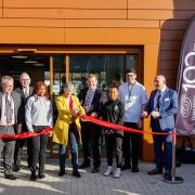 St Albans MP Daisy Cooper opens Oaklands College's new Evolution Centre.