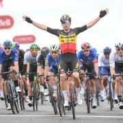 Wout van Aert's stage win at Aberdeen also gave him the overall win at the Tour of Britain.