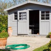 Who needs a beach hut when you've got a garden shed?