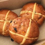 Hot cross buns from Sean's in Redbourn.