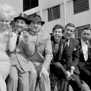Barbara Windsor and the cast of Crooks in Cloisters in 1963.
