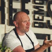 A chef demo by Tom Kerridge at Pub in the Park. Picture: Will Stanley