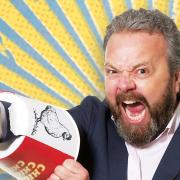 Comedian Hal Cruttenden will be appearing at The Alban Arena in St Albans,
.