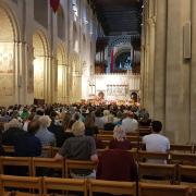 The audience at the St Albans cathedral hustings