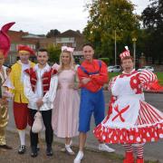 The cast of pantomime Dick Whittington in Harpenden