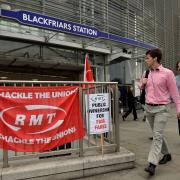 RMT trade union members are set to strike on October 1 affecting Thameslink trains in London and the East of England, including trains through Blackfriars