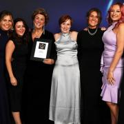 The Mosaic Hair Salon team winning the 'Best Salon in Hertfordshire' award.
