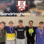 Sandringham School's senior boys qualified for the national team swimming finals.
