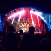 Craig David performing on stage at Tom Kerridge's Pub in the Park.