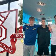 Sandringham School's senior medley squad finished eighth in the country.