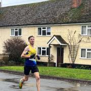 Steve Buckle of St Albans Striders at the Buntingford 10k. Picture: ZOE COOK