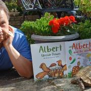 Albert the Tortoise has over five thousand followers on Facebook.