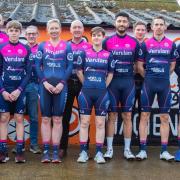 Verulam Reallymoving cyclists show off their new kit at the 2023 launch. Picture: JUDITH PARRY PHOTOGRAPHY