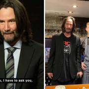 Keanu Reeves has revealed why he visited The Robin Hood pub in Hertfordshire.