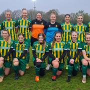 Harpenden Town ladies face rivals Hertford Town in their penultimate game. Picture: HTFC