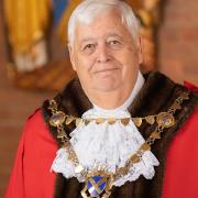 The Mayor, Councillor Geoff Harrison.