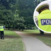 Patrols have been taking place in St Albans parks.