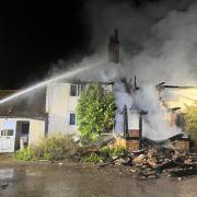 Eight fire engines extinguished the blaze.