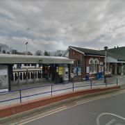 The incident took place at the exit of Harpenden train station.