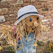 Both traditional and creative scarecrows were on show.