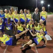 The St Albans Striders squad had a good night at Harrow. Picture: ST ALBANS STRIDERS