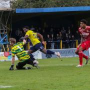 St Albans City deserved a point against Aveley says manager David Noble. Picture: JIM STANDEN