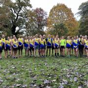 St Albans Striders in the cross-country mud at Watford. Picture: RICHARD UNDERWOOD