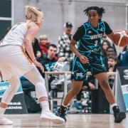 Caterrion Thompson was on form for Oaklands Wolves against London Lions. Picture: TOBY GASTALDI-DAVIES or TGD VISUALS