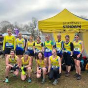 The women's team of St Albans Striders at the Chiltern Cross-country League. Picture: ST ALBANS STRIDERS