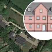 Fifteen houses and eight flats would be created at Sauncey View Lodge, Batford.
