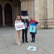 St Albans' edition of popular board game Monopoly was officially launched at the city's cathedral this morning.