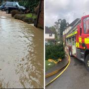 Flooding has been reported across the county as motorists are advised to take extra care.