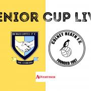 Colney Heath went to Berkhamsted in the Herts Senior Cup semi-final.